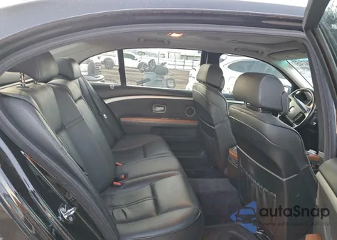 2006 BMW 750 Li из США, поврежденный, VIN WBAHN83536DT31275